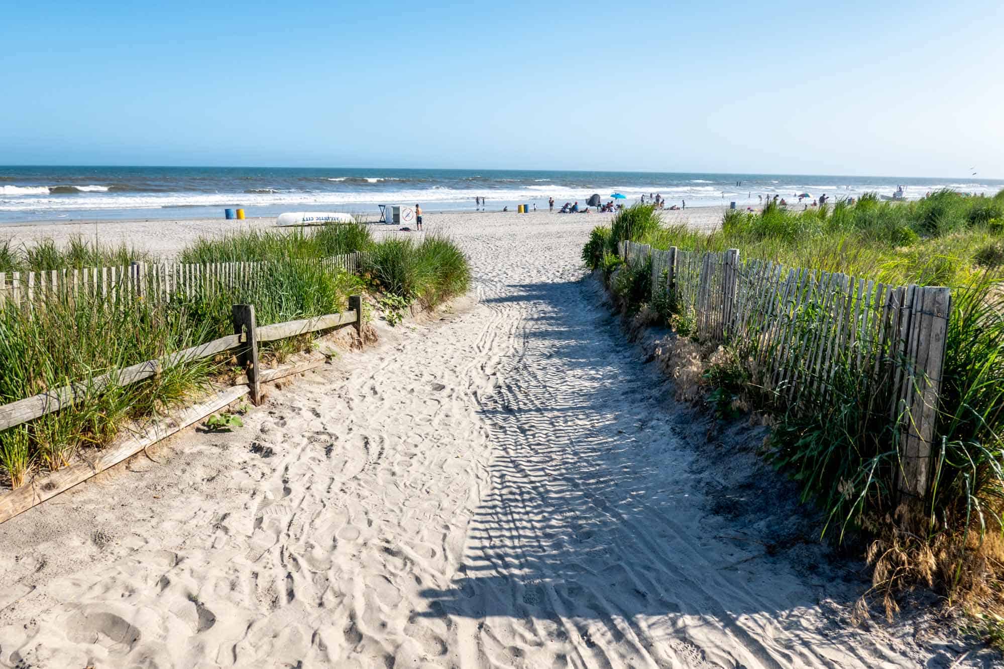 Path leading to the beach.