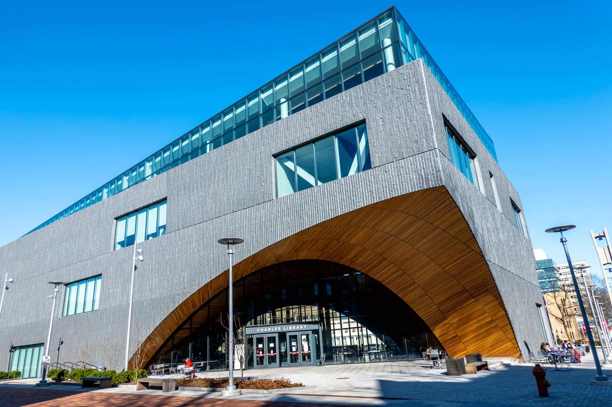 Exterior of Charles Library