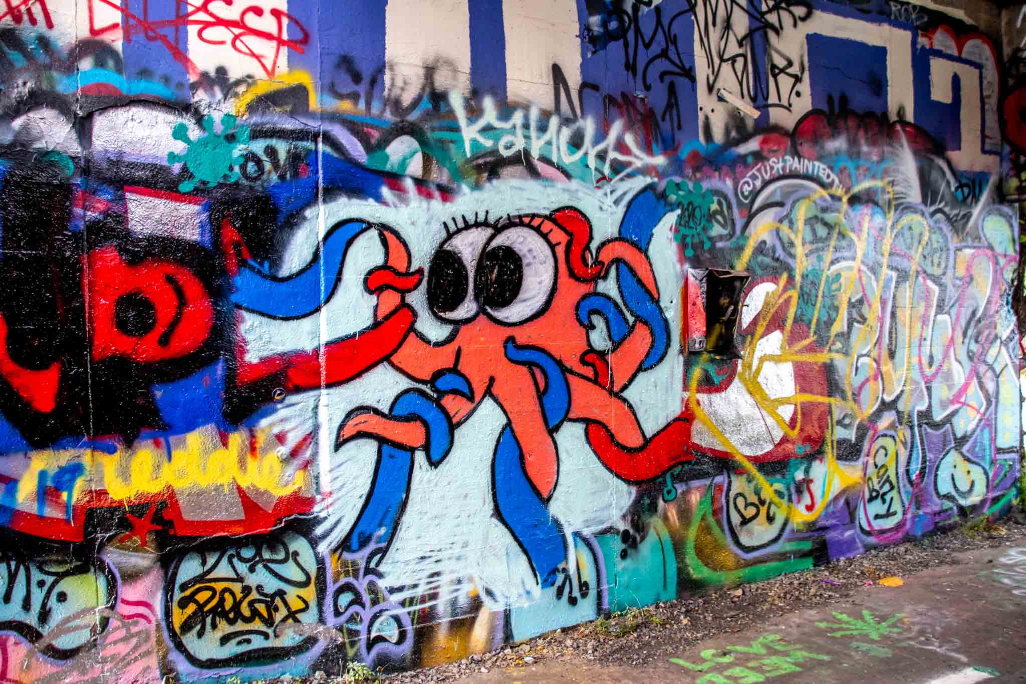 Octopus mural