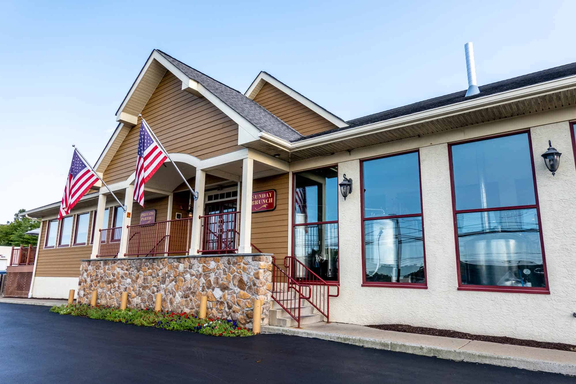 Exterior of McKenzie Brew House in Malvern