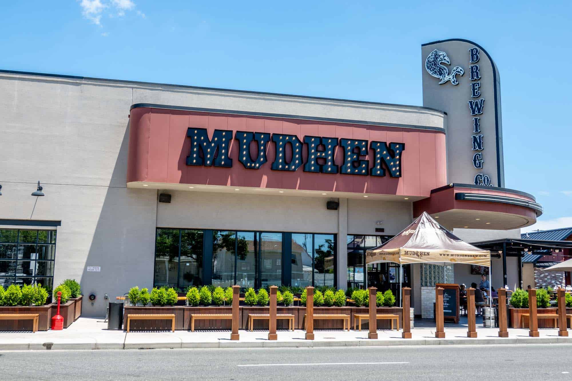 Exterior of MudHen Brewing Co in Wildwood NJ