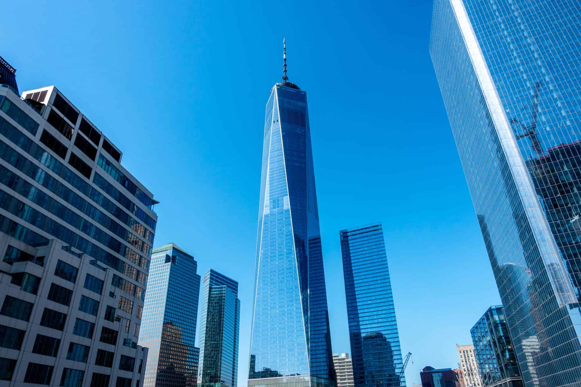 One World Trade Center tower.